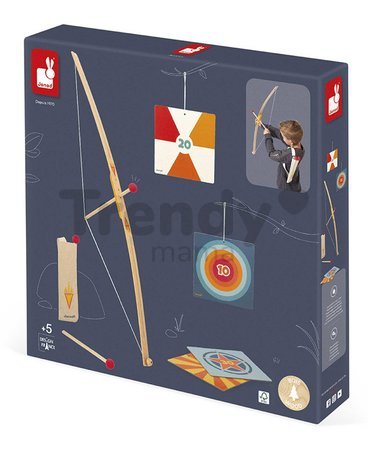 Sada na strieľanie z luku Archery Set Janod luk šípy a terče od 5 rokov