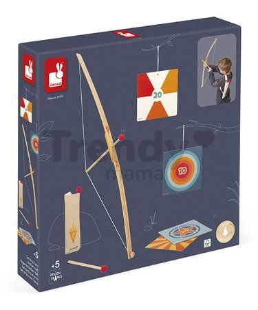 Sada na strieľanie z luku Archery Set Janod luk šípy a terče od 5 rokov