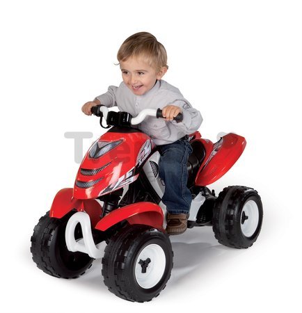 Štvorkolka X Power Smoby elektronická červená