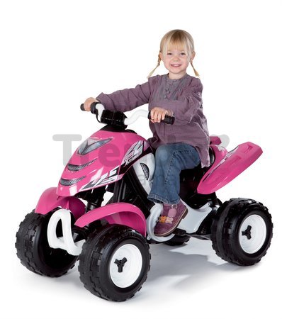 Štvorkolka X Power Girl Smoby elektronická ružová