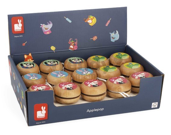 Drevené jojo Applepop Janod 4 druhy od 5 rokov