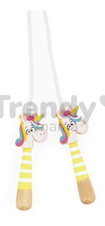 Švihadlo Jednorožec Unicorn Skipping Rope Applepop Janod s drevenými rúčkami