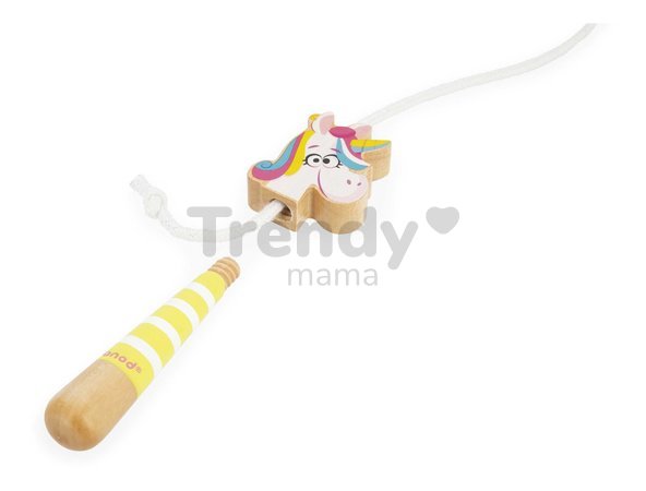 Švihadlo Jednorožec Unicorn Skipping Rope Applepop Janod s drevenými rúčkami