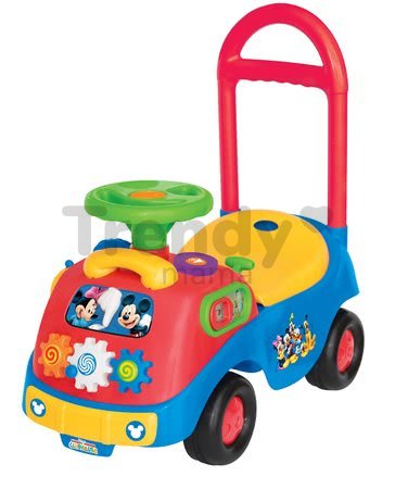 Odrážadlo Mickey Kiddieland so zvukom a svetlom červené od 12 mes