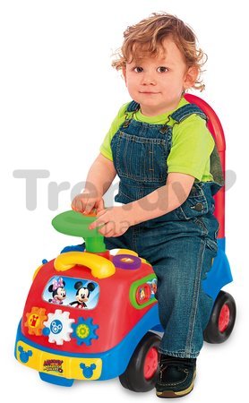 Odrážadlo Mickey Kiddieland so zvukom a svetlom červené od 12 mes