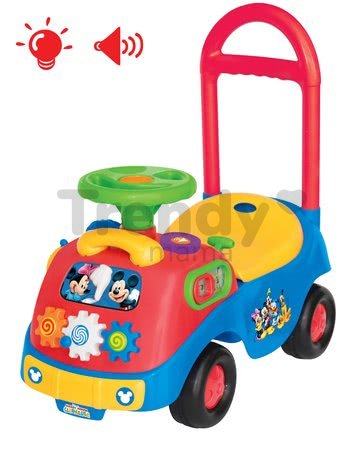 Odrážadlo Mickey Kiddieland so zvukom a svetlom červené od 12 mes