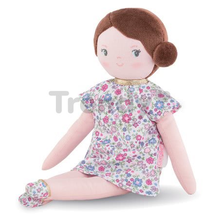 Handrová bábika Bella Corolle's Flowers Corolle Mon Doudou s hnedými vláskami a modrými očami 34 cm od 0 mes