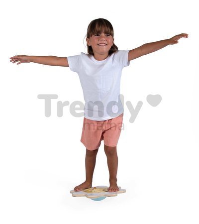 Balančná doska s labyrintom Kvet Flower Balance Board Sweet Cocoon Janod z masívneho dreva od 5 rokov