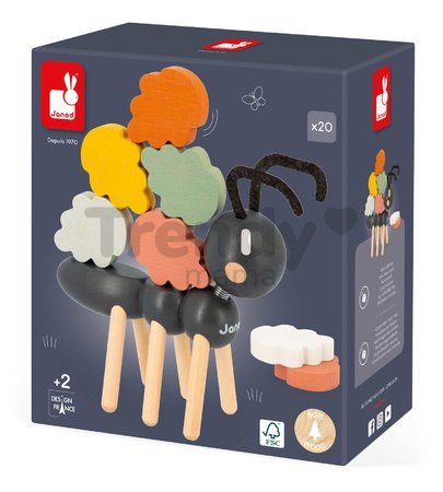 Drevená balančná hračka Mravec Ant Balance Game Sweet Cocoon Janod od 24 mes J04053