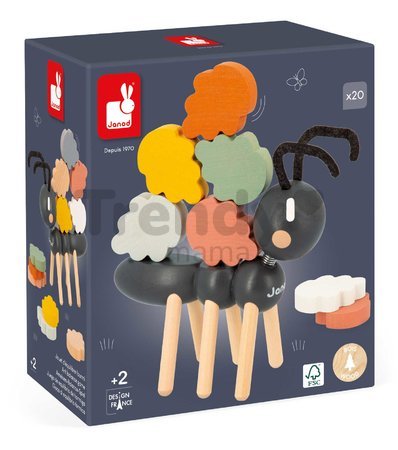 Drevená balančná hračka Mravec Ant Balance Game Sweet Cocoon Janod od 24 mes J04053