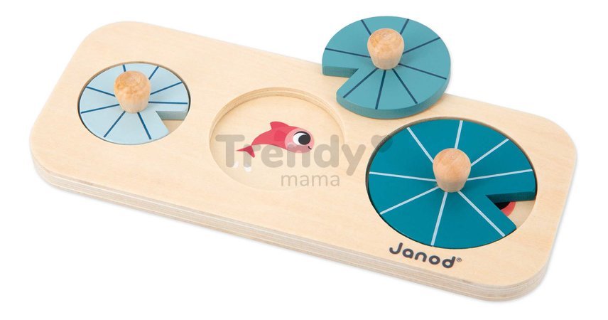 Edukačný box na stimuláciu zmyslového vnímania Janod 4 hračky od 12 mes J04063