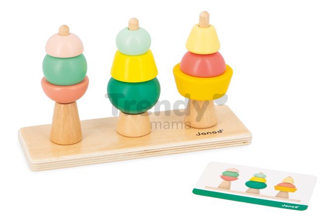Edukačný box na rozvoj rozumových schopností Janod 4 hračky J04066