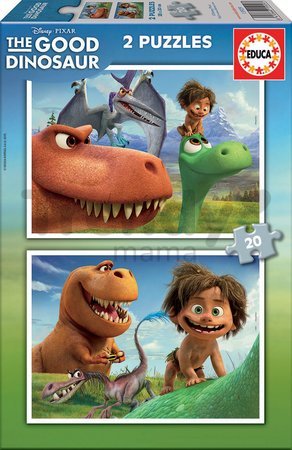 Puzzle Dobrý dinosaurus Educa 2x 20 dielov