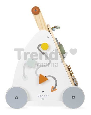 Drevené didaktické chodítko Multiactivity Baby Walker Sweet Cocoon Janod multifunkčné od 12 mes J04410