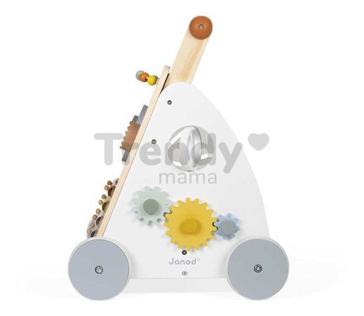 Drevené didaktické chodítko Multiactivity Baby Walker Sweet Cocoon Janod multifunkčné od 12 mes J04410