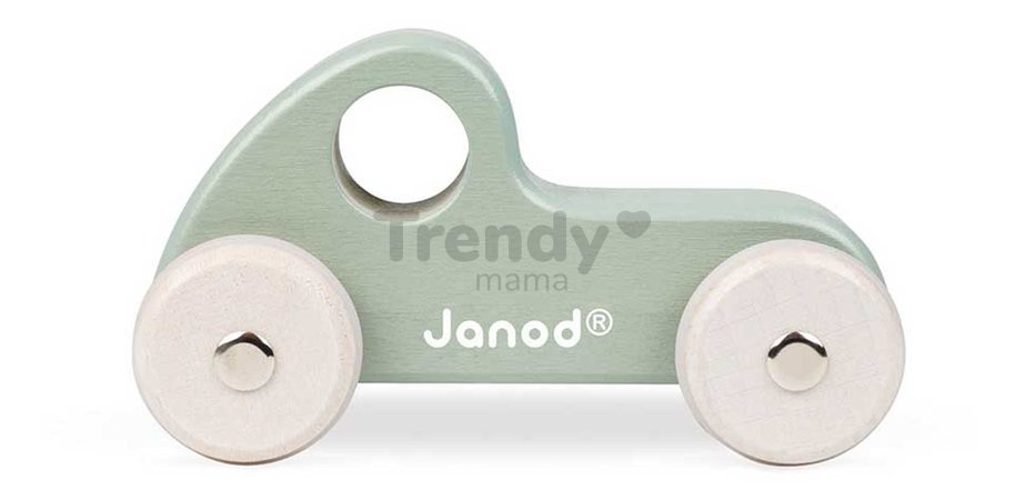 Drevené autíčko na tlačenie Push-along Vehicle Sweet Cocoon Janod 3 modely od 18 mes J04413