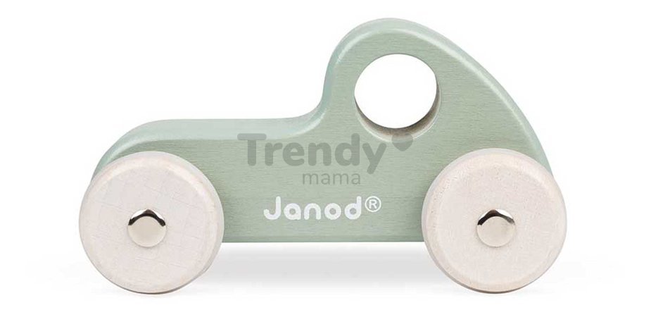 Drevené autíčko na tlačenie Push-along Vehicle Sweet Cocoon Janod 3 modely od 18 mes J04413