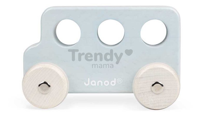 Drevené autíčko na tlačenie Push-along Vehicle Sweet Cocoon Janod 3 modely od 18 mes J04413