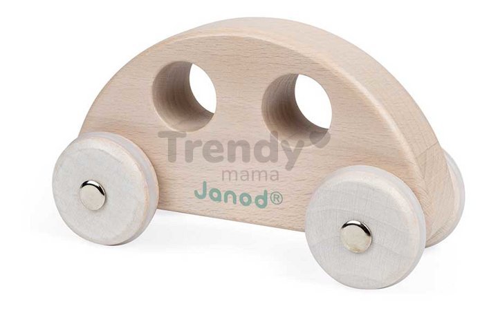 Drevené autíčko na tlačenie Push-along Vehicle Sweet Cocoon Janod 3 modely od 18 mes J04413