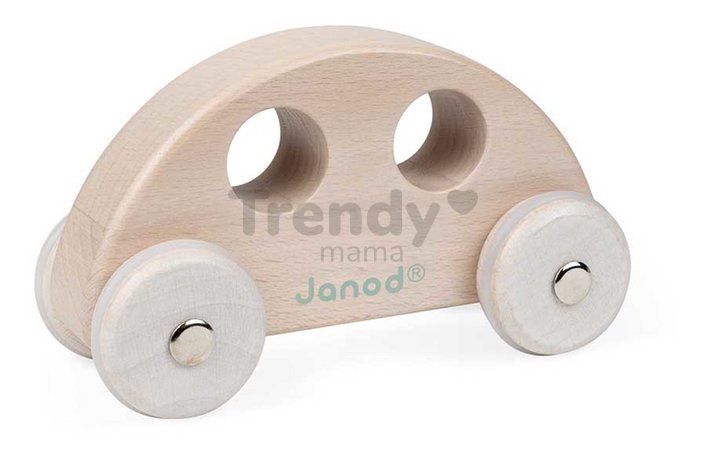Drevené autíčko na tlačenie Push-along Vehicle Sweet Cocoon Janod 3 modely od 18 mes J04413