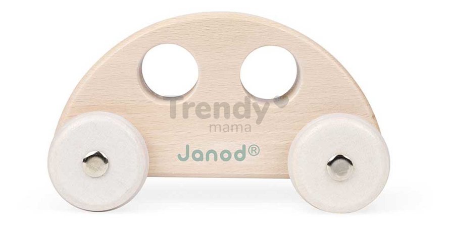 Drevené autíčko na tlačenie Push-along Vehicle Sweet Cocoon Janod 3 modely od 18 mes J04413