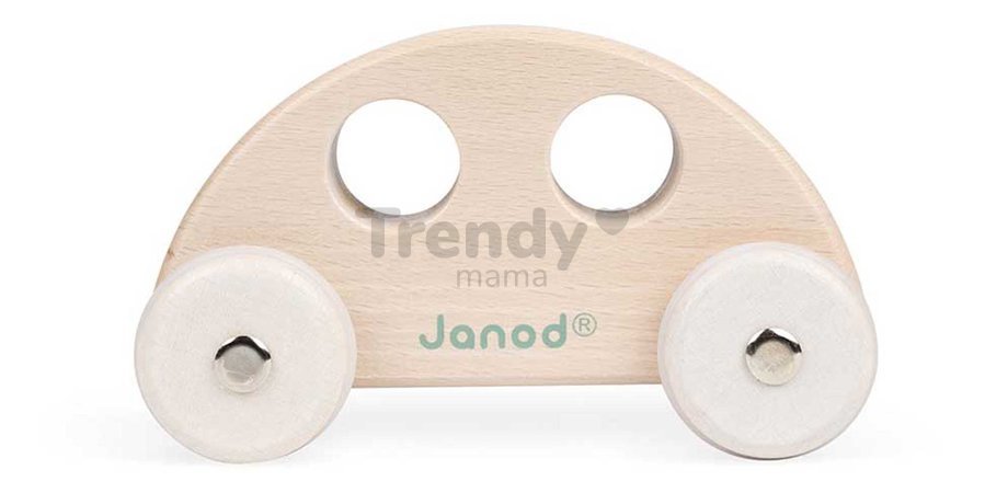 Drevené autíčko na tlačenie Push-along Vehicle Sweet Cocoon Janod 3 modely od 18 mes J04413