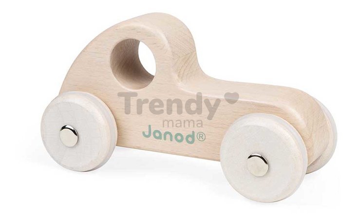 Drevené autíčko na tlačenie Push-along Vehicle Sweet Cocoon Janod 3 modely od 18 mes J04413