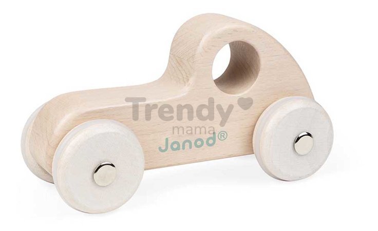 Drevené autíčko na tlačenie Push-along Vehicle Sweet Cocoon Janod 3 modely od 18 mes J04413