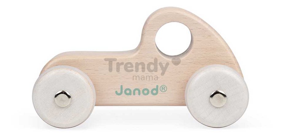 Drevené autíčko na tlačenie Push-along Vehicle Sweet Cocoon Janod 3 modely od 18 mes J04413