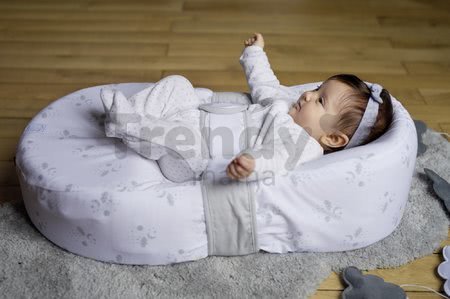 Hniezdo na spanie Cocoonababy® pre bábätká Dreamy Cloud Red Castle 0-4 mesiacov s doplnkami s obláčikmi