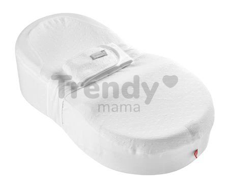 Hniezdo na spanie Cocoonababy® pre bábätká Red Castle Cotton Bubbles 0-4 mesiacov biele z bavlny (s doplnkami)