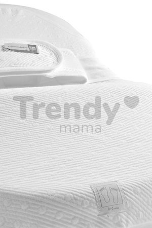 Hniezdo na spanie Cocoonababy® pre bábätká Red Castle Cotton Bubbles 0-4 mesiacov biele z bavlny (s doplnkami)