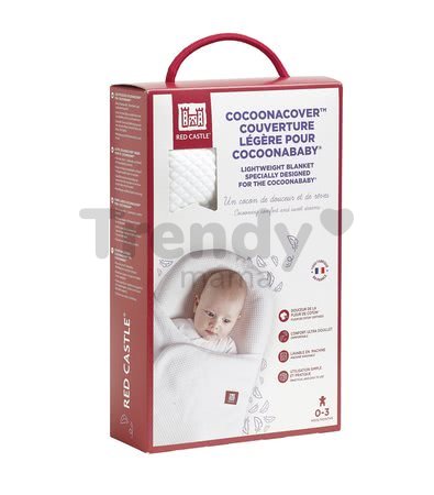 Deka na hniezdo na spanie Cocoonacover™ Red Castle Fleur de Coton® ružová od 0 mesiacov