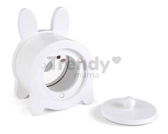 Drevená pokladnička Zajačik Rabbit Moneybox Janod biela J04654