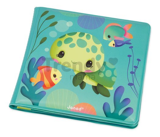 Knižka do vody Korytnačky The Magical Life of Sea Turtles Janod mäkké leporelo od 10 mes J04721