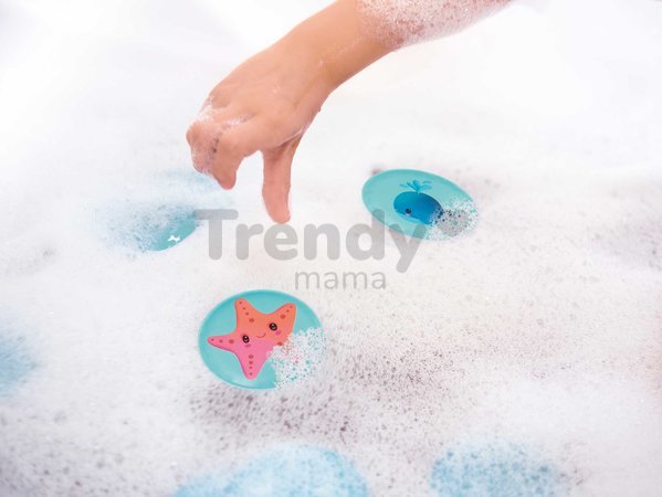 Pexeso do vody Morské zvieratká Memo Game Baby Animals Janod mäkké 24 dielov od 24 mes J04723