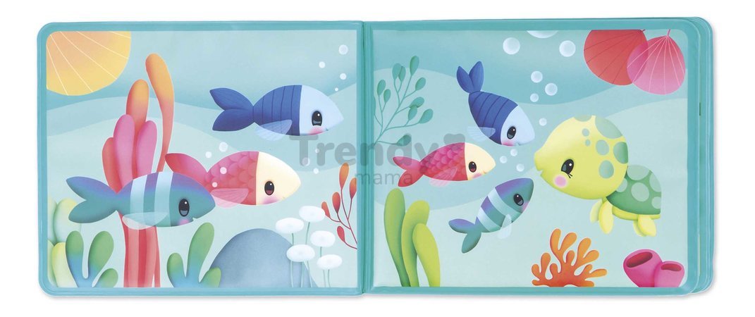 Knižka do vody Morský svet Under the Sea Party Janod mäkké leporelo od 10 mes J04733