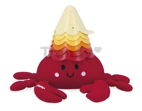 Hračka do vody Krab Bernard a mušle Bernard and His Shell Janod od 10 mes J04734