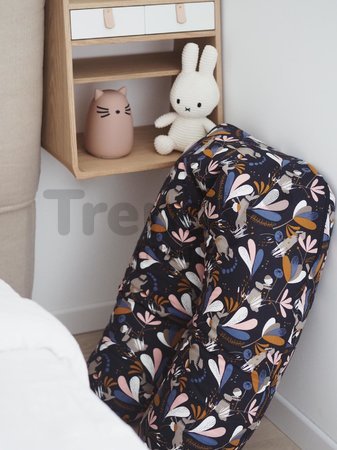 Dojčiaci vankúš Big Flopsy™ Beaba Print Jersey Lorena 170 cm modrý s potlačou