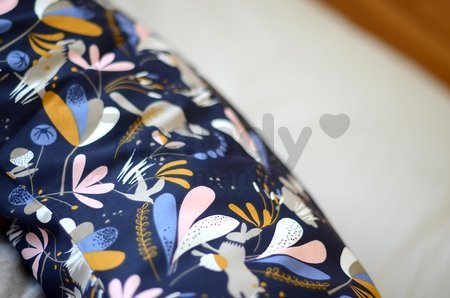 Dojčiaci vankúš Big Flopsy™ Beaba Print Jersey Lorena 170 cm modrý s potlačou