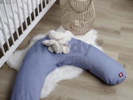 Dojčiaci vankúš Red castle Big Flopsy™ Chambray 170 cm modrý