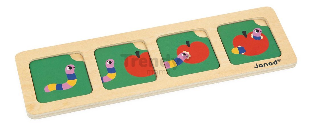 Vzdelávacia hra časová následnosť Záhrada The Garden Sequences Cards Janod 40 kariet