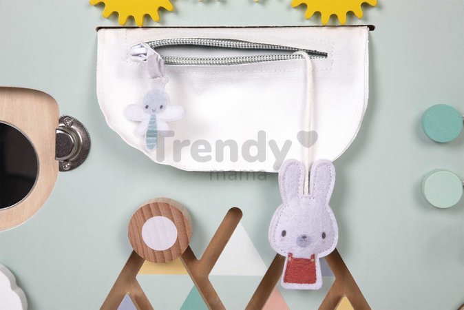 Drevená motorická doska s aktivitami Medveď Bear Activity Board Pure Janod 20 aktivít od 18 mes J05162