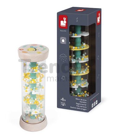 Drevený hudobný nástroj padajúci dážď Rainstick Pure Janod od 6 mes J05193