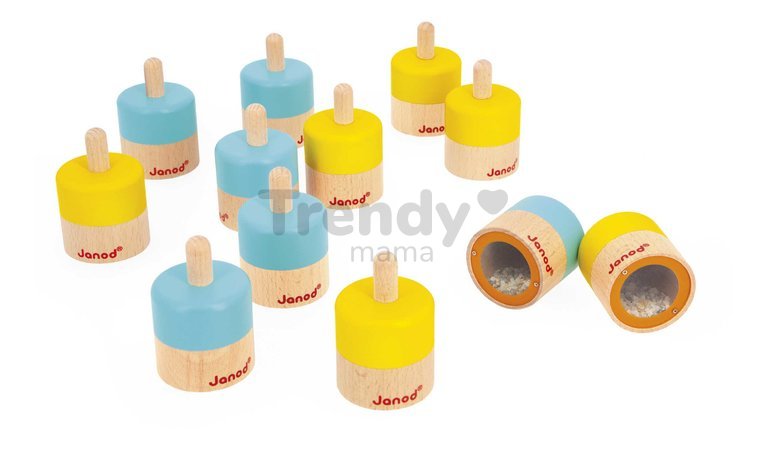 Zvuková hra Pexeso Sound Memo Game Sensory Janod 12 dielov J05309