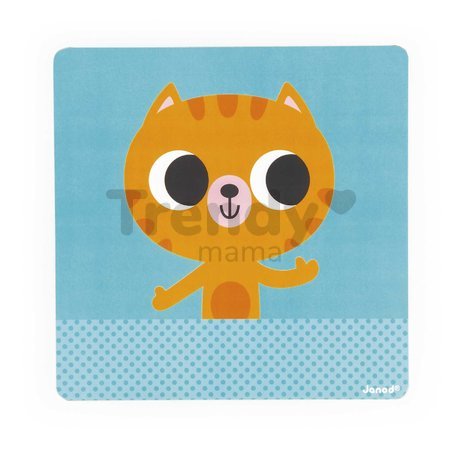 Magnetická hra Denné aktivity Mačka The Daily Routines Cat Janod s predlohami 30 dielov od 24 mes J05446