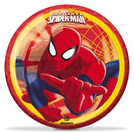 Rozprávková lopta Spiderman Mondo gumená 14 cm