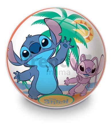 Rozprávková lopta Stitch Mondo gumená 14 cm