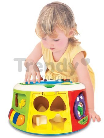 Interaktívna kocka Busy Activity Center Kiddieland so zvukom a svetlom od 12 mes