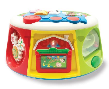 Interaktívna kocka Busy Activity Center Kiddieland so zvukom a svetlom od 12 mes